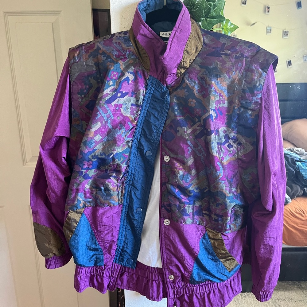 Vintage bomber style jacket